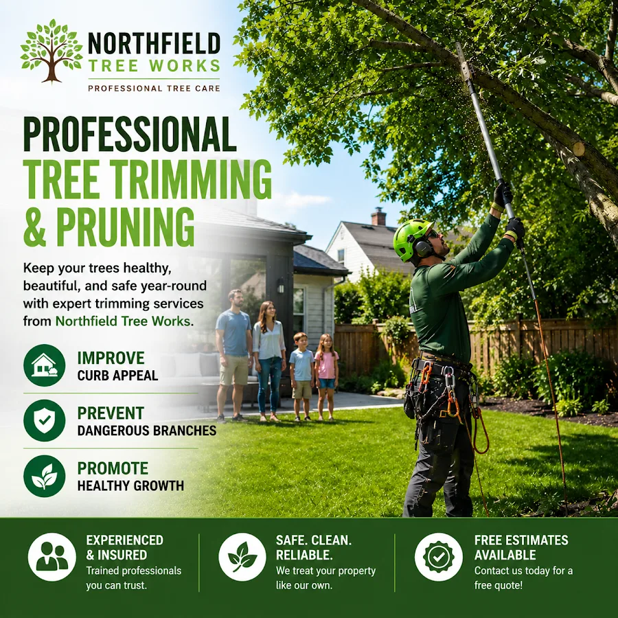 Northfield Tree Works work site